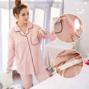 Quần áo tháng mùa xuân và mùa hè cotton mỏng dành cho bà bầu Bà bầu đồ ngủ XL 200 kg sau sinh cho con bú - Giải trí mặc / Mum mặc