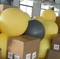 1 метр макарон желтый шар