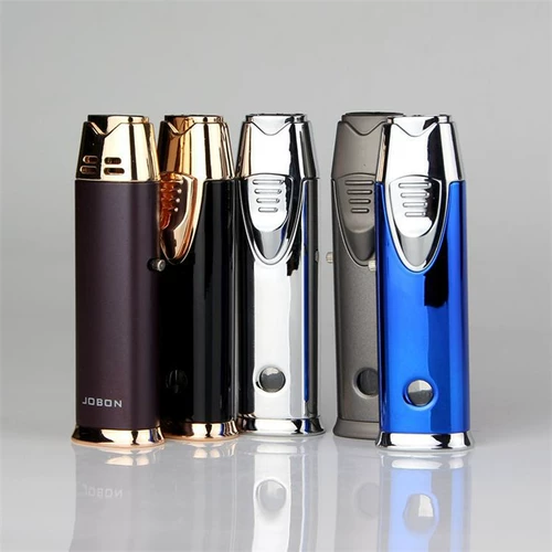 Zhongbang ZB980 Двойной прямой прямые права Прямые права Пытанные сварки Троматон Творческий металл Супер сильная ветрозащитная ручка маленькая сварная ширинг зажигалка