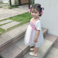 Ханьфу, ретро летняя одежда, наряд маленькой принцессы, с вышивкой, 2020