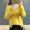 Trắng áo len nữ 2018 mùa xuân mới của Hàn Quốc phiên bản của hoang dã V-Cổ áo len màu rắn lỏng phần mỏng đáy áo triều