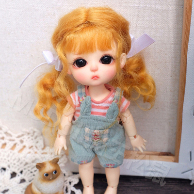 taobao agent Elvis Pine squirrel OB11 spot wig fake horse horses 8 points bjd egg doll smiles and smiles Anan