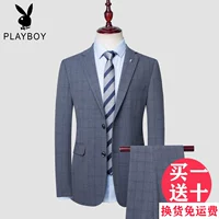 Playboy, мужской костюм, комплект, пиджак классического кроя, в корейском стиле