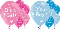 t's A Girl Boy New Baby Latex Balloons baby shower decorate