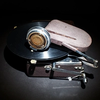 Волшебная капитал, ностальгическая старая модная мини -кармана -шкала вокальная машина Mikky Phone 78 Rotary Vinyl Recorder