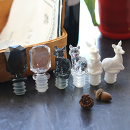 Xuất khẩu rượu vang Nhật Bản stopper rượu sâm banh mèo thỏ hươu puppy con dấu rượu vang stopper rượu vang