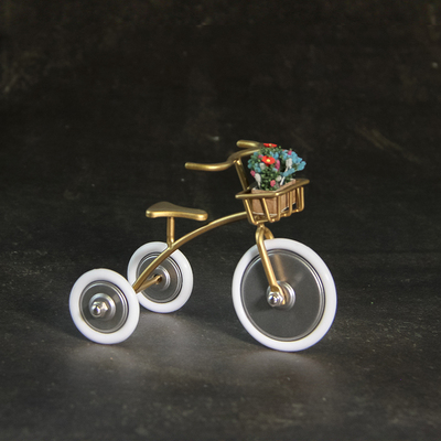 taobao agent Nordic fan mini iron tricycles toys 12 points and 8 points BJD OB11 GSC baby with camera props accessories accessories