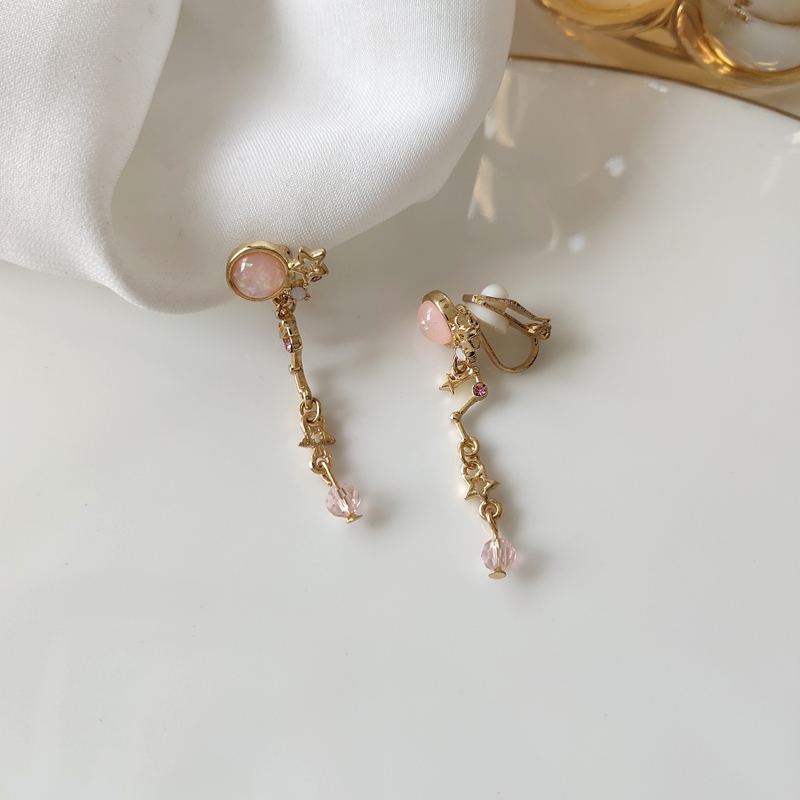 9#Special Offer feedback temperament Spring and summer new pattern love Pearl Earrings Sweet Versatile Earrings Collection girl Ear Studs Ear clip