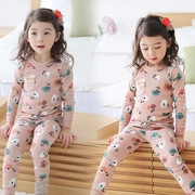 Quần áo trẻ em mùa xuân và mùa thu Hàn Quốc quần len áo len bé trai và bé gái Hàn Quốc đồ lót cotton ấm dòng quần - Quần áo lót