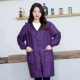Учитывая манжеты фиолетовый цветок xxxl