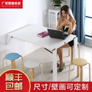 Đa năng gấp bàn ăn treo tường vô hình nhà bếp gấp bàn đơn giản căn hộ nhỏ máy tính bàn nhà - Bàn