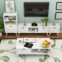 Lưu trữ thiết kế tổng thể cung cấp công cụ cài đặt đơn giản MDF lắp ráp tủ TV đồ nội thất bàn cà phê bên tủ mẫu tủ quần áo gỗ đẹp 2020