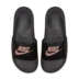 Nike Nike Benassi JDI mang bột màu đen và trắng Ninja Rainbow Dép 343881-007 - Dép thể thao giày vento Dép thể thao