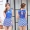 2018 phiên bản Hàn Quốc mới của bộ đồ bơi liền mảnh đi biển đi kèm áo tắm che bụng thon gọn kiểu váy retro in hình áo tắm mùa xuân nóng bỏng