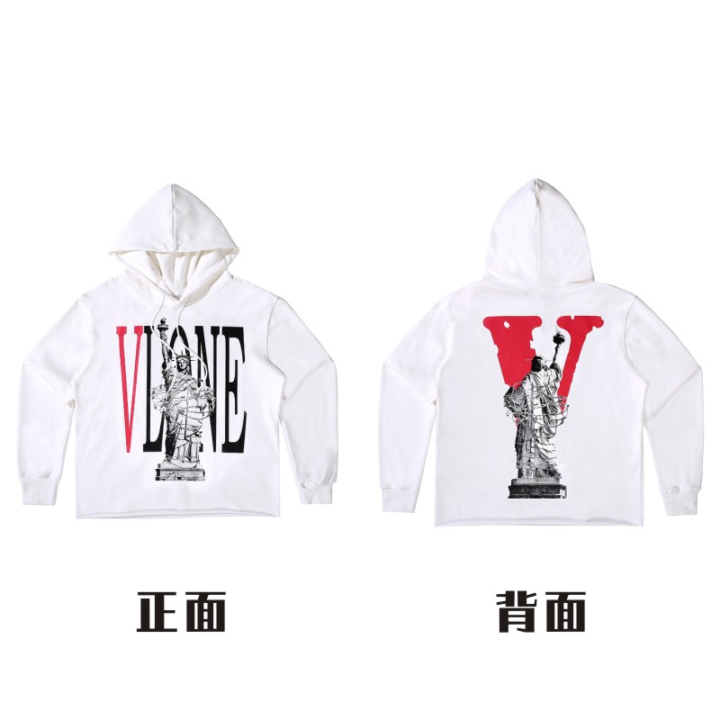 Khakitoo Check vlone tide Sweater limit large v loose coat spring and autumn new pattern men and women lovers Hooded Hiroshi Fujiwara friends