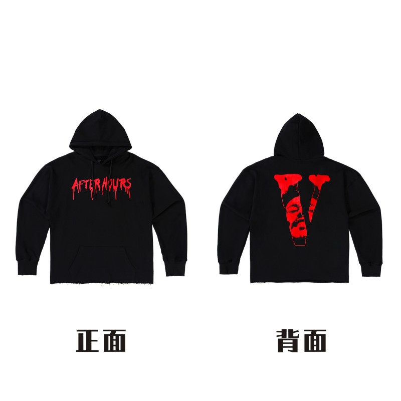 Apricottoo Check vlone tide Sweater limit large v loose coat spring and autumn new pattern men and women lovers Hooded Hiroshi Fujiwara friends