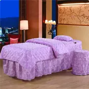 Quilt vuông đầu thời trang massage mỹ phẩm khăn trải giường cotton tiệm đặt bốn lỗ mảnh vẻ đẹp nước salon lớp - Trang bị tấm