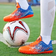 Giày bóng đá nữ tiểu học giày đào tạo màu hồng móng tay gãy cô gái cạnh tranh gai giày bóng đá trẻ em nam - Giày bóng đá