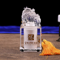 Печать личности 工厂定制水晶印章 公司会议活动礼品印玺定做 古典玉玺收藏制作