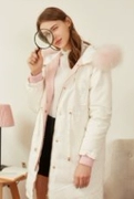 Xiao Qing mới đề nghị thương hiệu nên cởi áo khoác vịt trắng xuống 33DD917049 - Xuống áo khoác