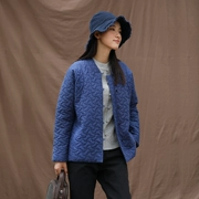Yanmo nguyên bản cộng với áo khoác cotton nữ mùa thu đông rộng giản dị cotton dày và áo khoác cotton nhỏ retro retro phong cách Trung Quốc quần áo cotton Zen - Bông