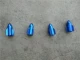Синяя металлическая ракета, алюминиевый сплав, 4 шт