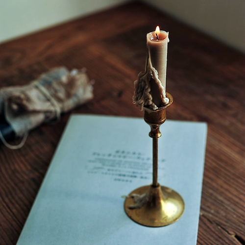 Шикарная роза натуральная говяжья восковая восковая свеча для дыма ручной работы -безжиевое из шампанского золото романтическая свеча свеча