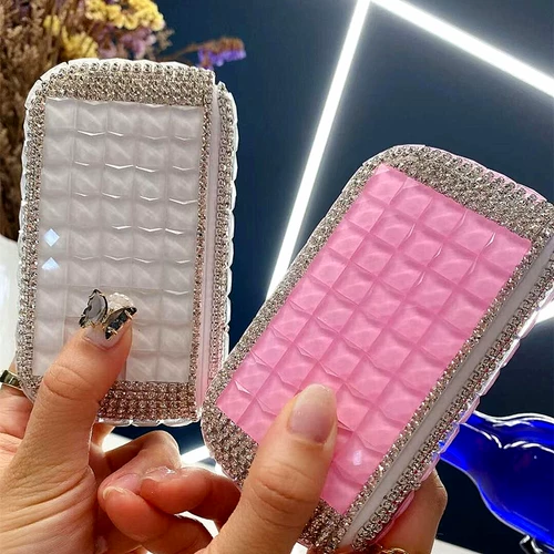 Портативный длинный портсигар, зажигалка с usb-зарядкой, инкрустировано бриллиантами