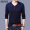 Mùa xuân người đàn ông trẻ tuổi của dài tay đan T-Shirt v-cổ Hàn Quốc casual loose áo len nam áo len nam mỏng của quần áo