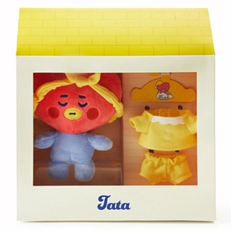 In Stock - Tata Baby Dream Cross Dressing DollBT21 baby DREAM series Plush Doll Cross dressing Doll doll lovely automobile Key buckle Bag Pendant