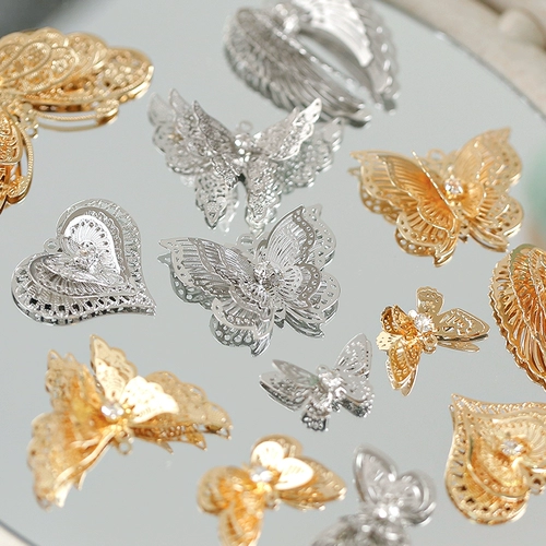 Суббочность двойной слой с буровой сказкой, выдолбленной изысканной бабочки любовные крылышки подвеска