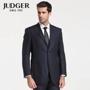 JUDGER Zhuang Ji phù hợp với nam giới phù hợp với ba nút phù hợp với phù hợp với nam len phù hợp với lụa - Suit phù hợp