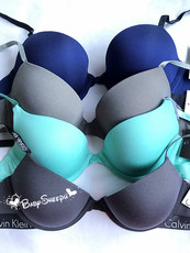 Бюстгальтер 现货sheepu美国小店calvin klein/ck薄款/下厚聚拢单件文胸qp1039
