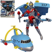 Siêu nhân Ultraman Siêu nhân đồ chơi trẻ em Robot Battleship Doll Diga Máy bay Leo vũ trụ