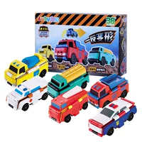 Трансформер, транспорт, полицейская машина, грузовик для мальчиков, игрушка, 3 лет