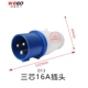 3 Core 16a Plug