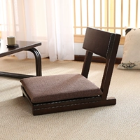 Японская стиль татами стул задним стул, без ног дома одно сиденье твердое дерево карликовое эркет