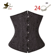 24 xương thép eo eo cô dâu corset corset corsets giảm bụng bụng với eo mỏng con dấu sau sinh