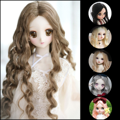 taobao agent Mid -point Tongxin Powder Small Roll 3 points, 4 minutes 6 minutes, BJD doll imitation horse -haired wigs of milk shreds