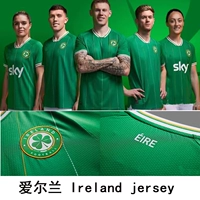 Ирландская домашняя футбольная майка увеличила удобрения 2023-24 Irland Home Jersey Рубашка