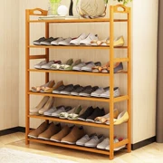 131 giày gỗ rắn lắp ráp đơn giản nhiều lớp chống bụi kết hợp phân loại lưu trữ tủ giày đơn giản kinh tế