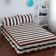 Tấm trải giường bảo vệ học sinh đơn giường loại 1,8 m 1,5x2.0m tấm chống bụi chống trượt giường tạp dề 2x2.2 - Váy Petti