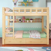 Không gian mới trên giường ngủ phòng trẻ em dày đơn trẻ em giường gác xép của phần dài của nôi xách tay cao - Giường