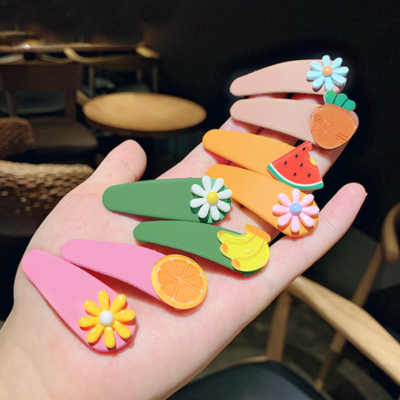 Fruit Flower Hairpin 20Stall supply wechat Business Ground push Scan code Offline drainage Add people Internet celebrity Hot money Small gift Opening activity gift