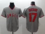 Trang phục thi đấu bóng chày MLB Angel Team Trang phục thi đấu số 17 OHTani Jersey Áo thi đấu tay áo ngắn - Thể thao sau quần thể thao nữ