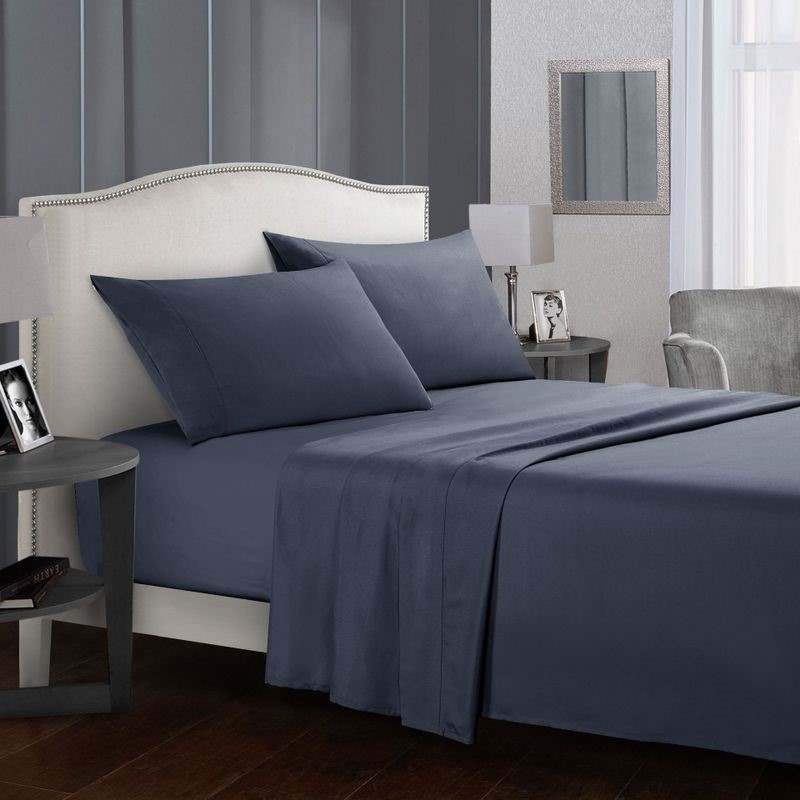 Gray Blue2021bedsheetsetsfittedbedsheetsetbeddingcovertwin