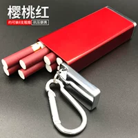 Вишневый красный 【может быть оснащен 8 грубыми сигаретами】