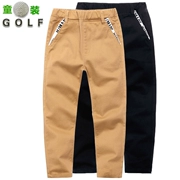Mùa thu mùa xuân và mùa thu quần trẻ em của golf mặc trai quần golf teen quần áo cotton quần quần quần bó sát