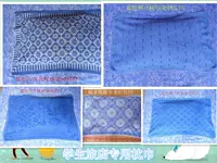 Mùa hè bông đồng bằng đôi phòng ngủ jacquard khăn gối sinh viên màu xanh ký túc xá đơn trượt công ty đại học hạt mưa - Khăn gối áo gối