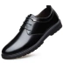 Bán hàng trực tiếp màu đen 2018 giày mới cho nam kinh doanh trang phục giản dị Giày nam tròn đầu thấp giúp buộc giày cho nam giày thể thao nam adidas Giày thấp